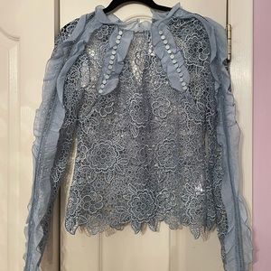 Self portrait lace top